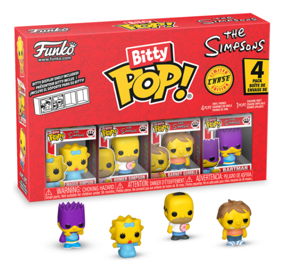 Bitty Pop! The Simpsons Maggie 4 Pack