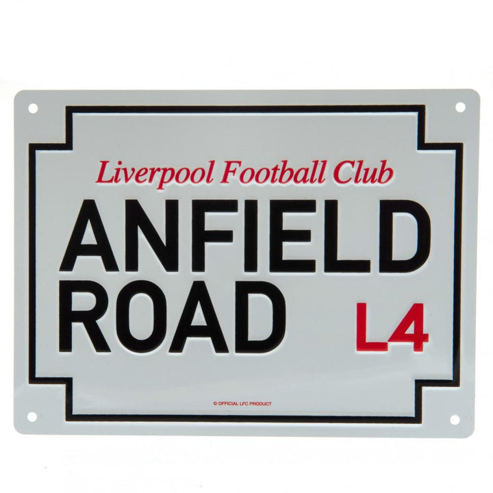 Liverpool FC Anfield Road Sign