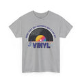 'Money Can't Buy Happiness, But It Can Buy Vinyl' Men's T-Shirt, side angle