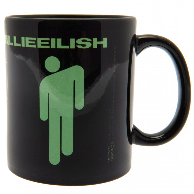 Billie Eilish Mug Stickman BK, side angle