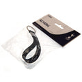 Tottenham Hotspur FC Navy Silicone Keyring, side angle