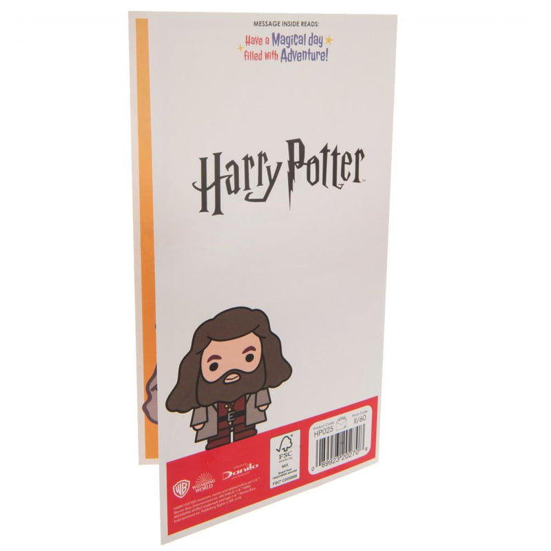Harry Potter Birthday Card, close-up detail