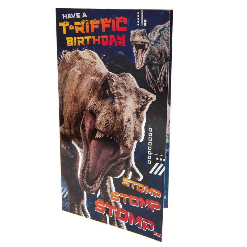 Jurassic World Birthday Card, alternate view
