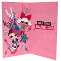 L.O.L. Surprise Birthday Card, side angle