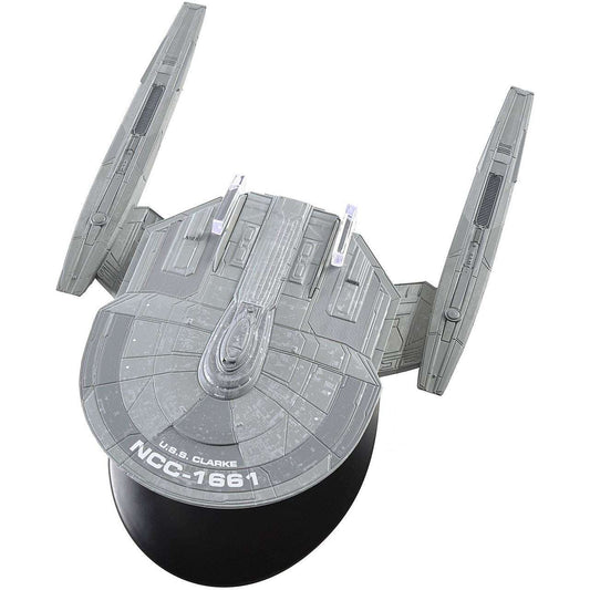 U.S.S. Clarke NCC-1661 (Malachowski-class) Discovery Diecast Model Ship (Eaglemoss / Star Trek), alternate view