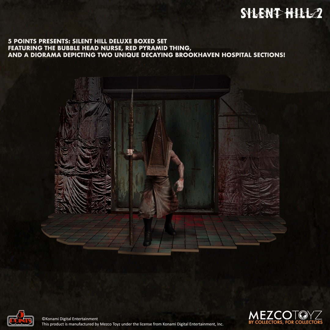 Silent Hill 2 Bubble Head Nurse And Red Pyramid Thing 5 Points Deluxe Boxed Set