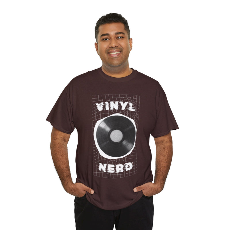'Vinyl Nerd' Men's T-Shirt, side angle