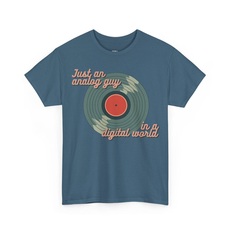 'Just an Analog Guy, In a Digital World' Men's T-Shirt, additional view