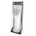 Celtic FC Tall Beer Glass, side angle