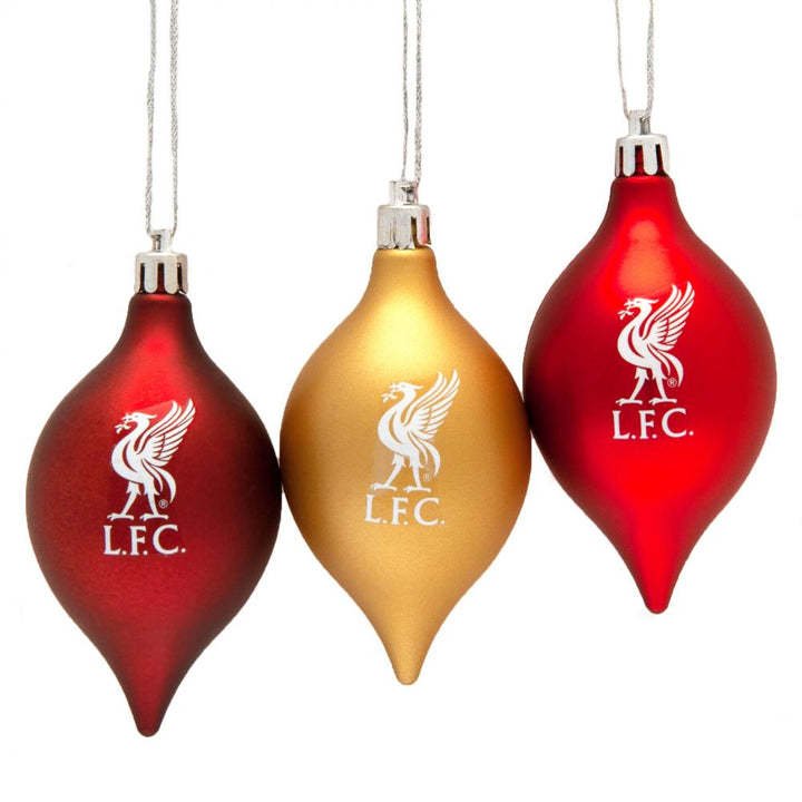 Liverpool FC 3-Pack Vintage Baubles