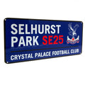Crystal Palace FC Colour Street Sign, alternate view