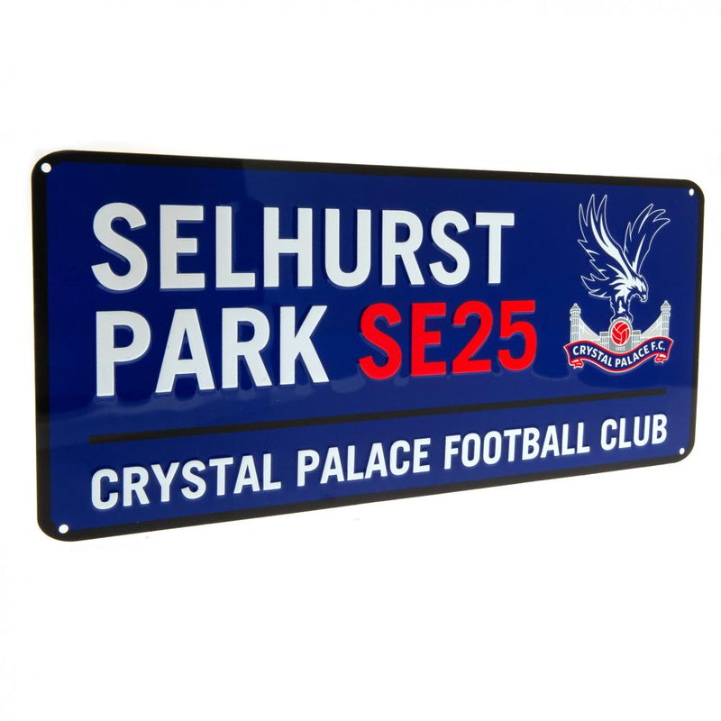 Crystal Palace FC Colour Street Sign, alternate view