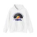 'Money Can't Buy Happiness, But It Can Buy Vinyl' Men's Hoodie, rear view