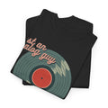 'Just an Analog Guy, In a Digital World' Men's T-Shirt, size reference
