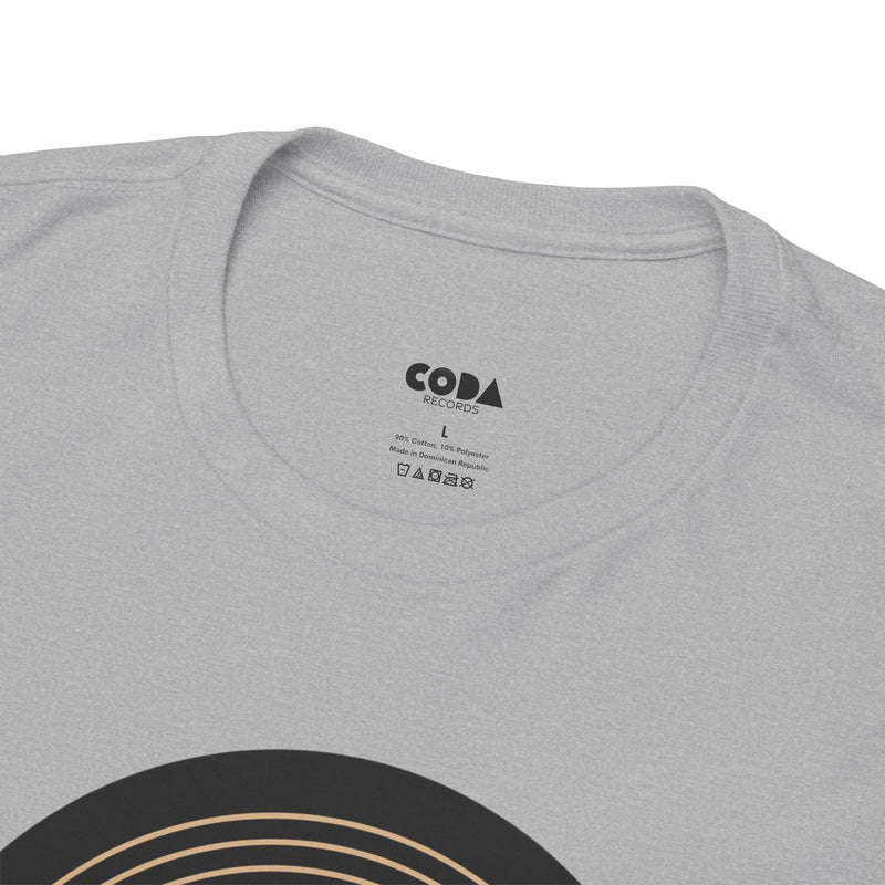 Vinyl Record Logo Men's T-Shirt, showing reverse