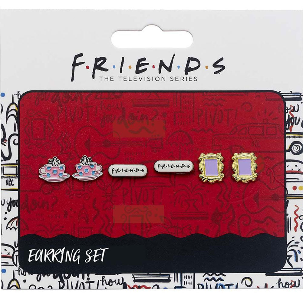 Friends Stud Earring Set