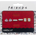 Friends Stud Earring Set, rear view