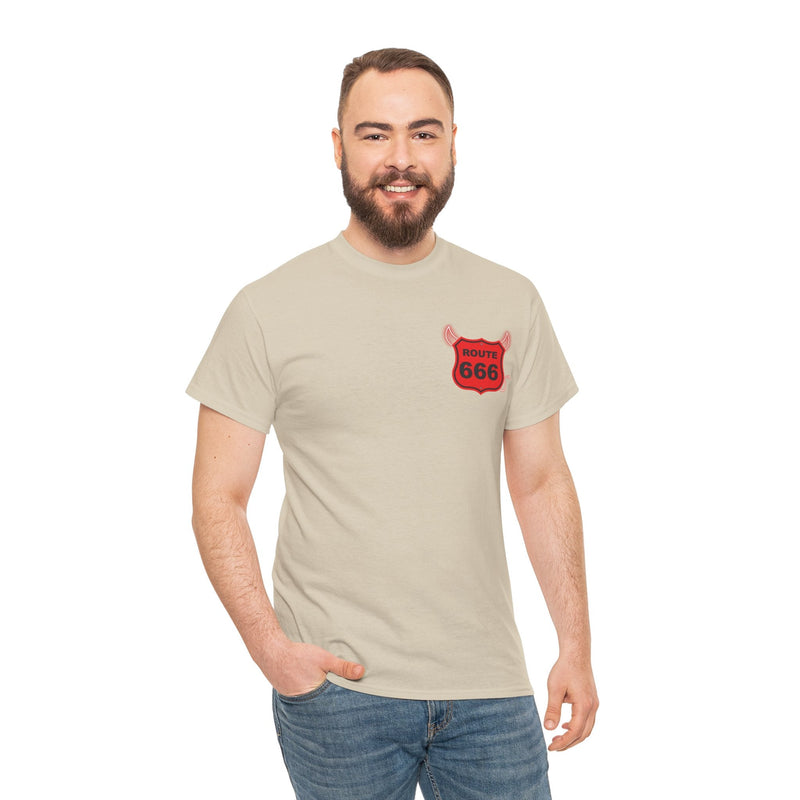 'Highway to Hell' Lyric T-Shirt, showing reverse