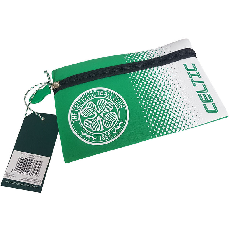 Celtic FC Fade Pencil Case, side angle