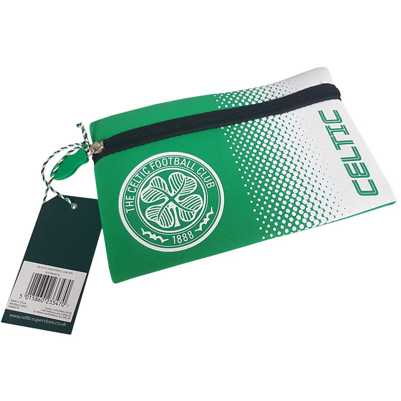 Celtic FC Fade Pencil Case, side angle