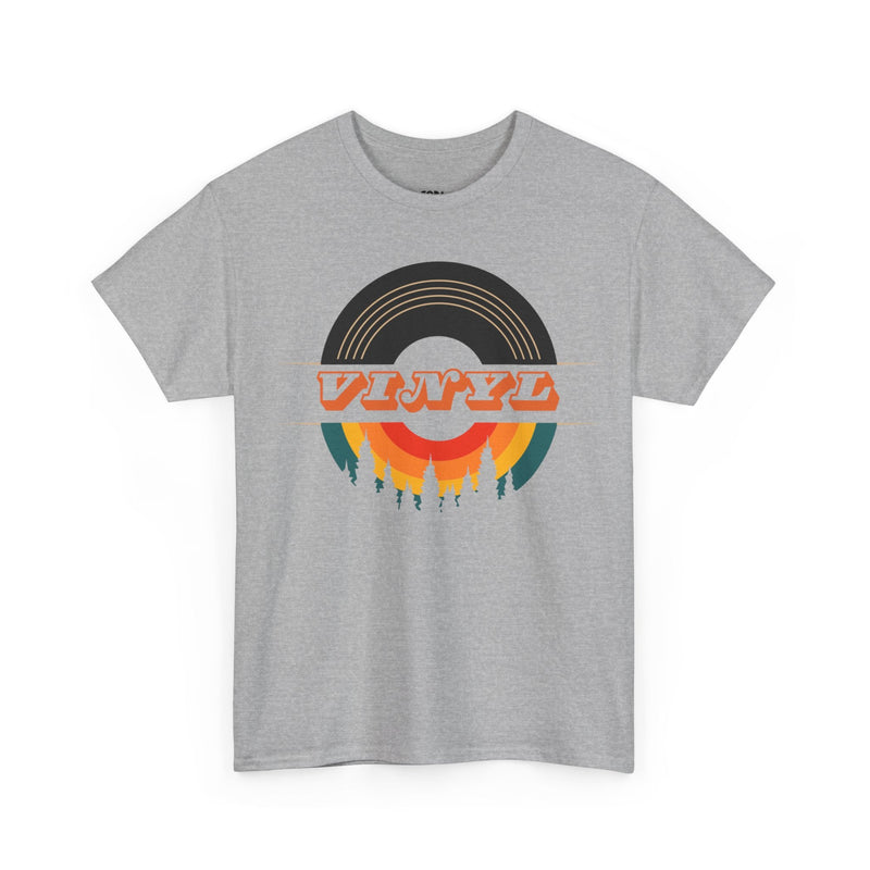Vinyl Record Logo Men's T-Shirt, in display