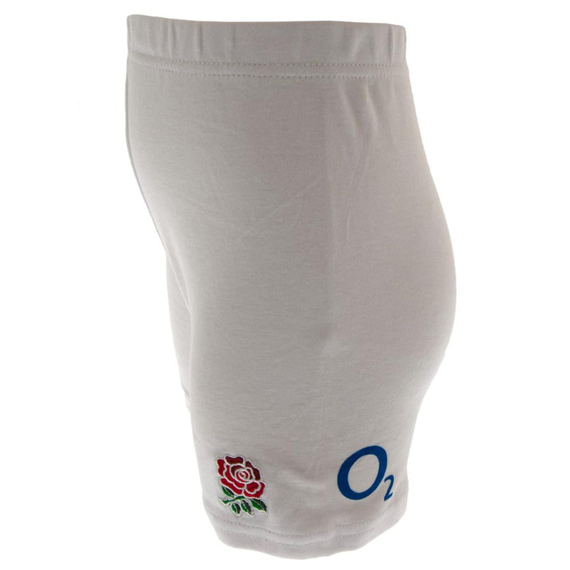 England RFU Shirt & Short Set 6/9 mths ST, side angle