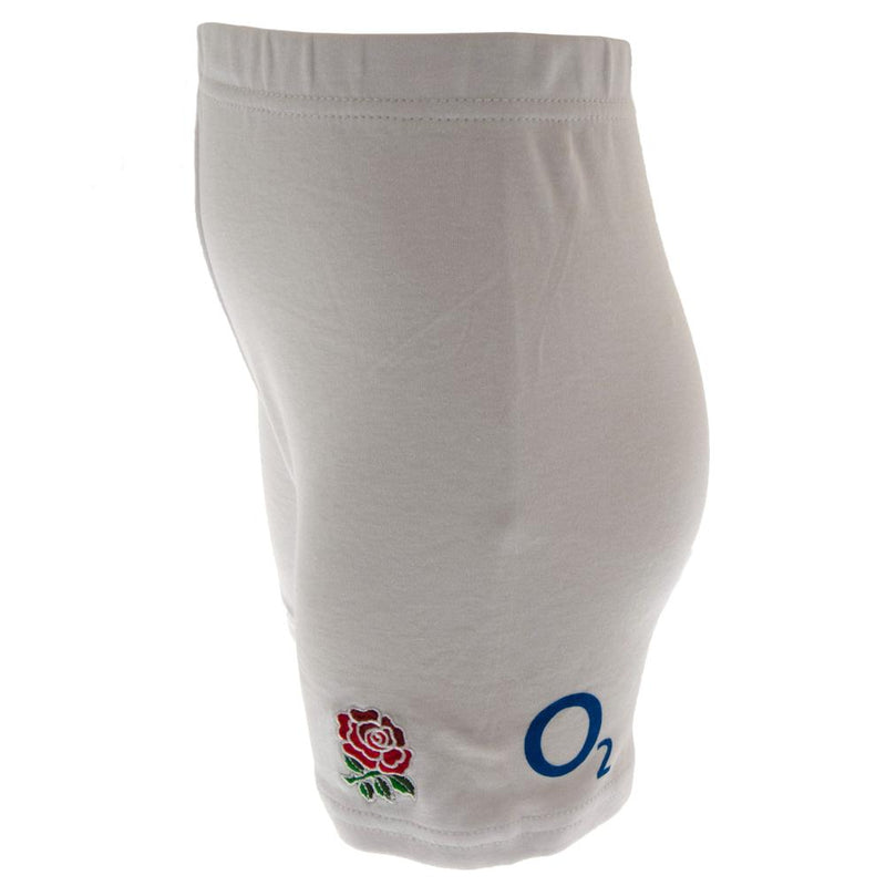 England RFU Shirt & Short Set 6/9 Months, side angle
