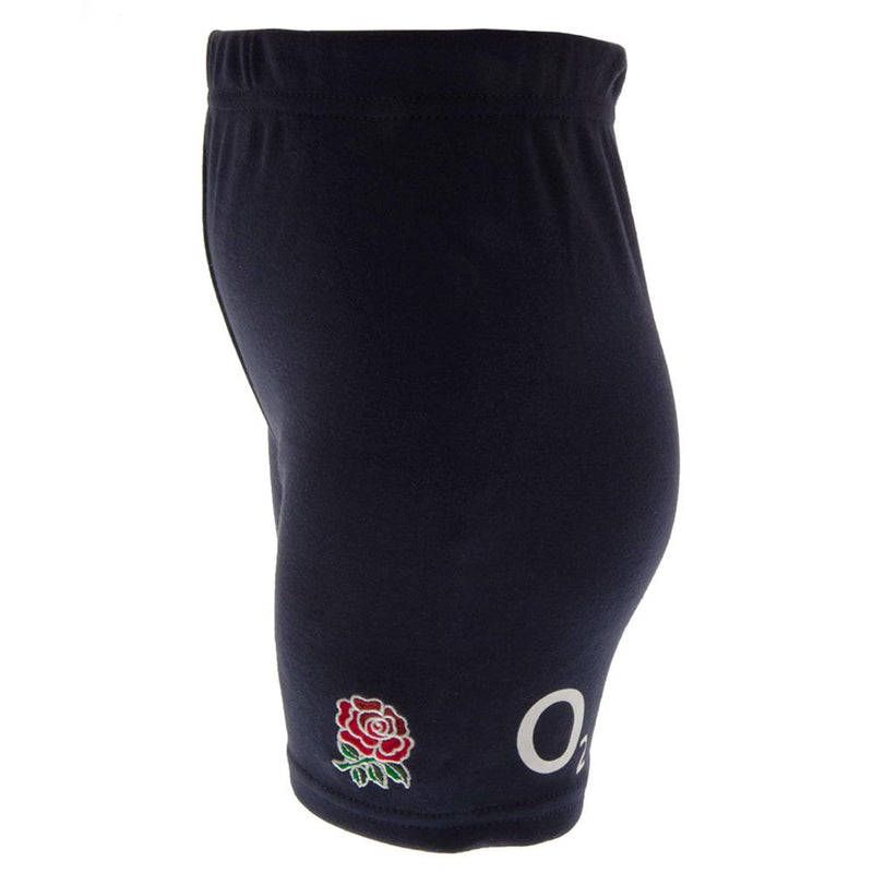 England RFU Shirt & Short Set 9/12 Months, side angle