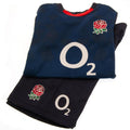 England RFU Shirt & Short Set 9/12 Months, close-up detail