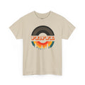 Vinyl Record Logo Men's T-Shirt, size reference