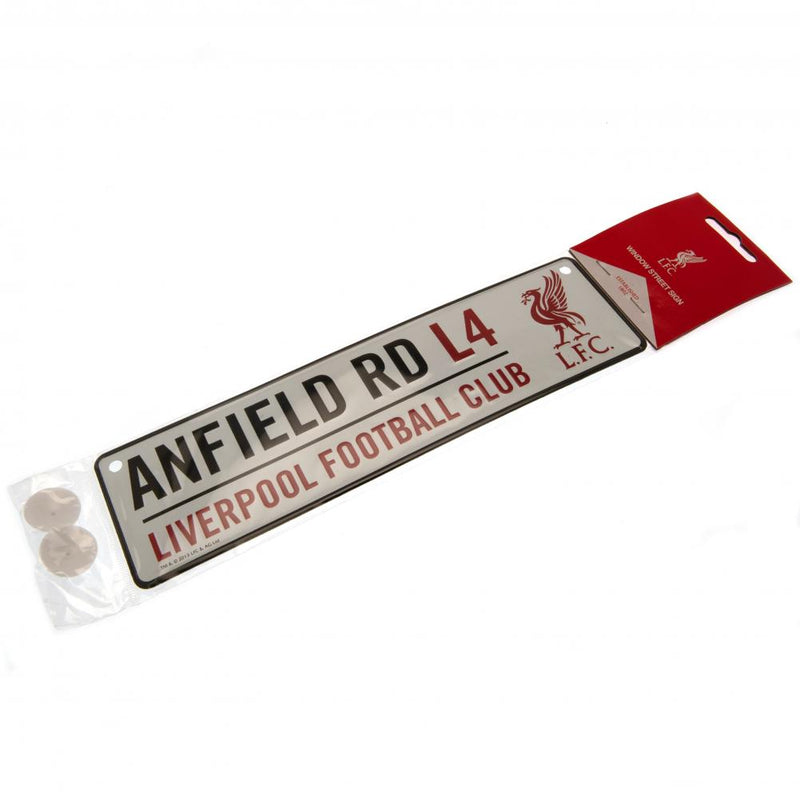 Liverpool FC Window Sign, close-up detail