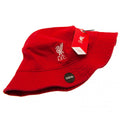 Liverpool FC Red Bucket Hat, close-up detail