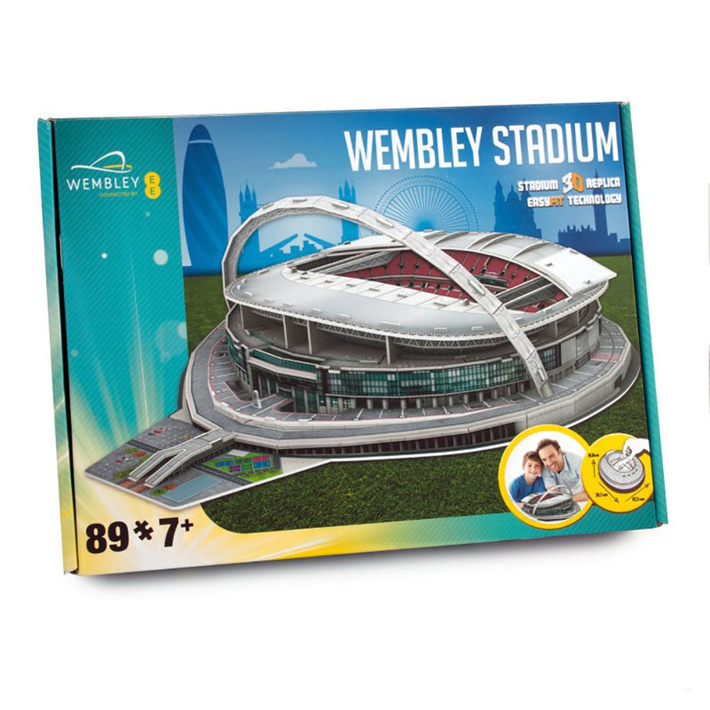 Wembley 3D Stadium Puzzle, side angle
