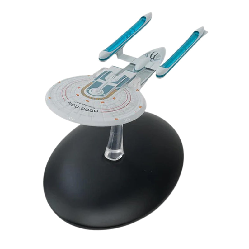U.S.S. Excelsior NCC-2000 (Excelsior class) Model Diecast Ship (Eaglemoss / Star Trek), packaging shot