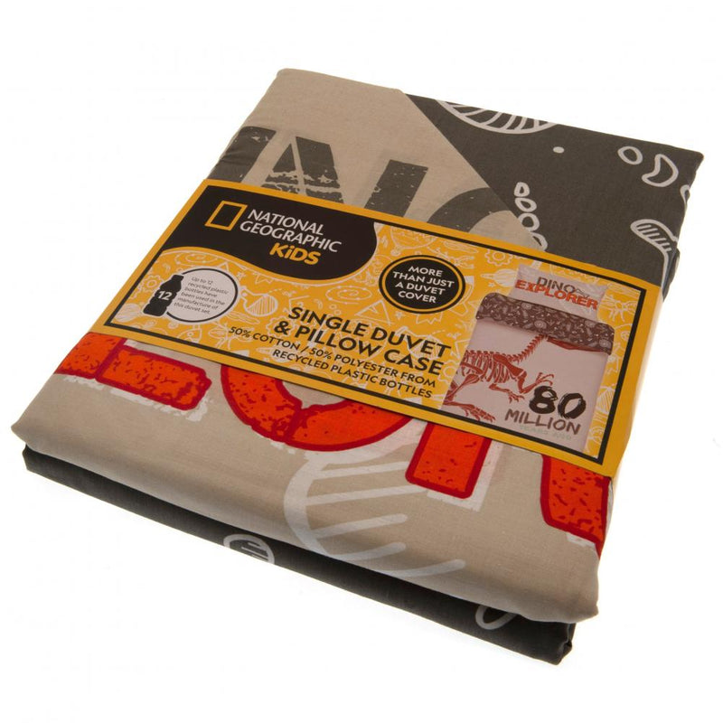 National Geographic Single Duvet Set Raptor, close-up detail
