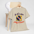 'If It’s Nice, Play It Twice' Vinyl T-Shirt, close-up detail