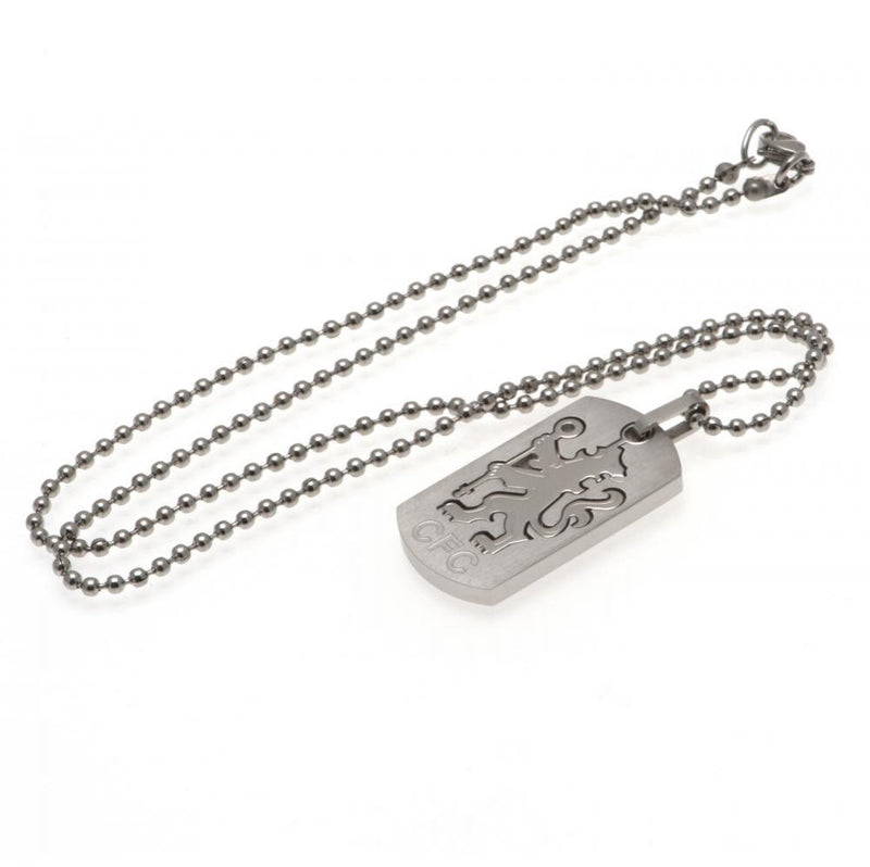 Chelsea FC Cut Out Lion Dog Tag & Chain, alternate view