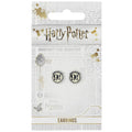 Harry Potter Silver Plated 9 & 3 Quarters Stud Earrings, alternate view