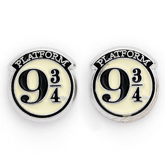 Harry Potter Silver Plated 9 & 3 Quarters Stud Earrings collectible from Infinity Collectibles 2026
