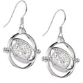 Harry Potter Sterling Silver Time Turner Crystal Hook Earrings collectible from Infinity Collectibles 2026