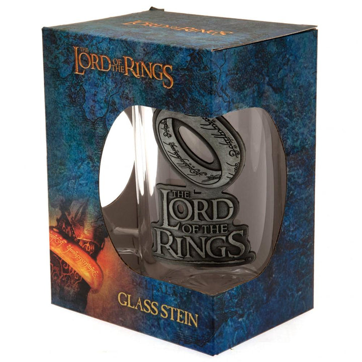 The Lord Of The Rings Glass Tankard Logo