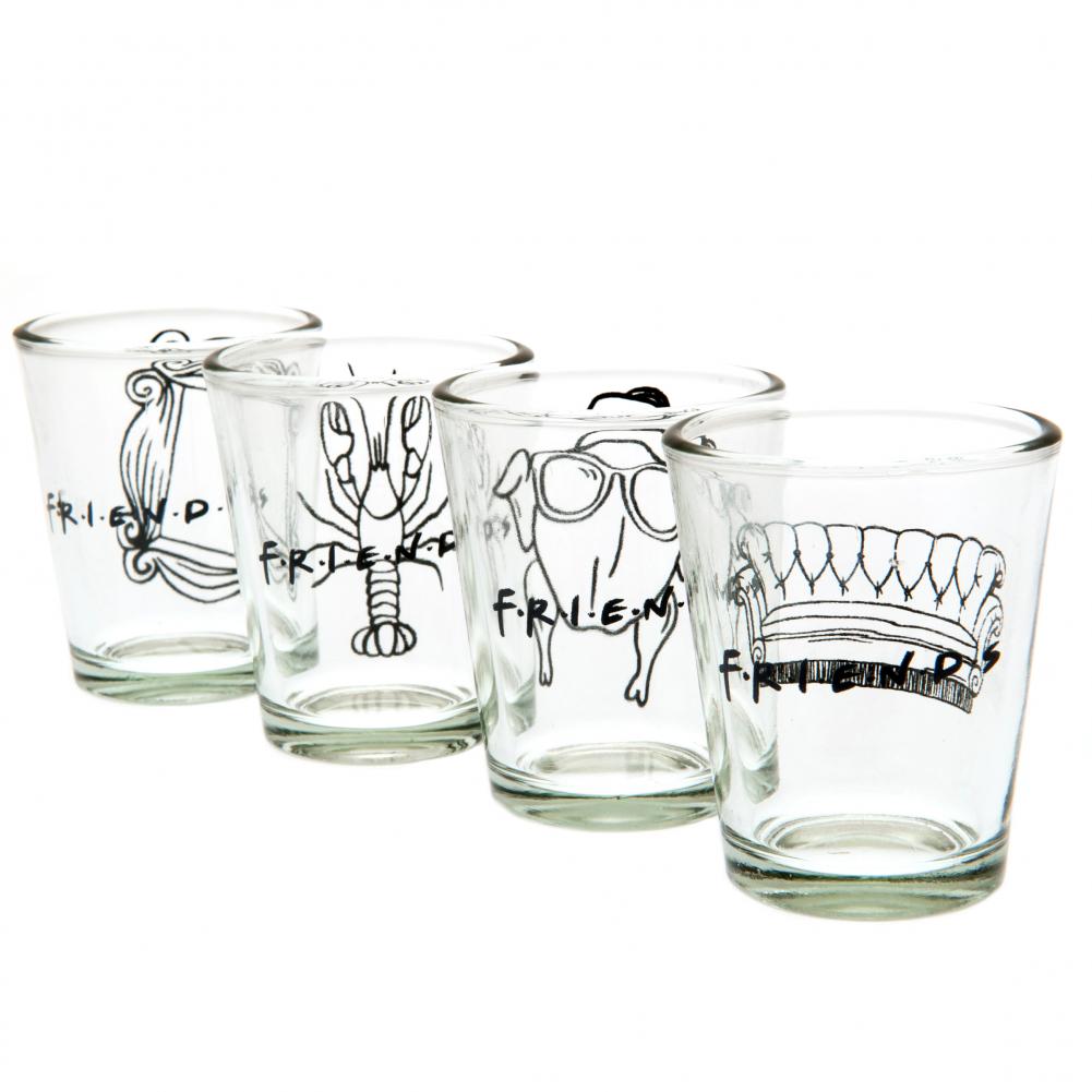 Friends 4pk Shot Glass Set