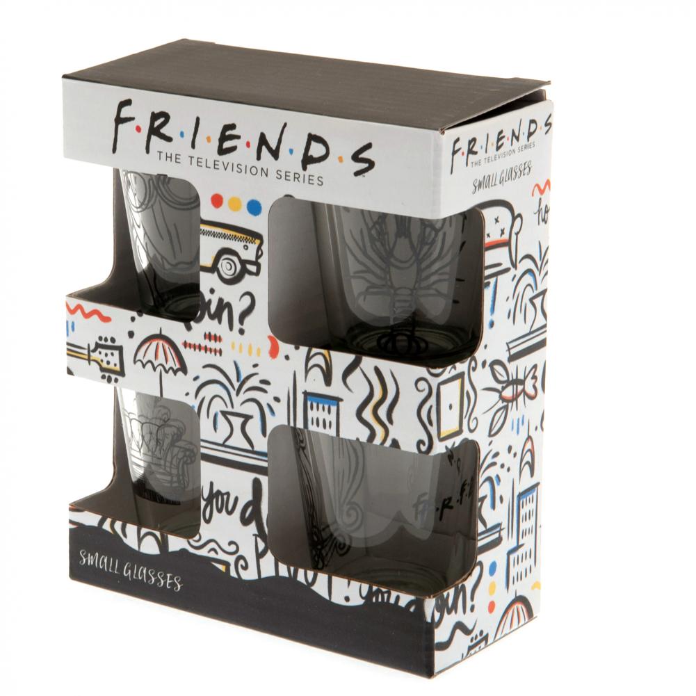 Friends 4pk Shot Glass Set