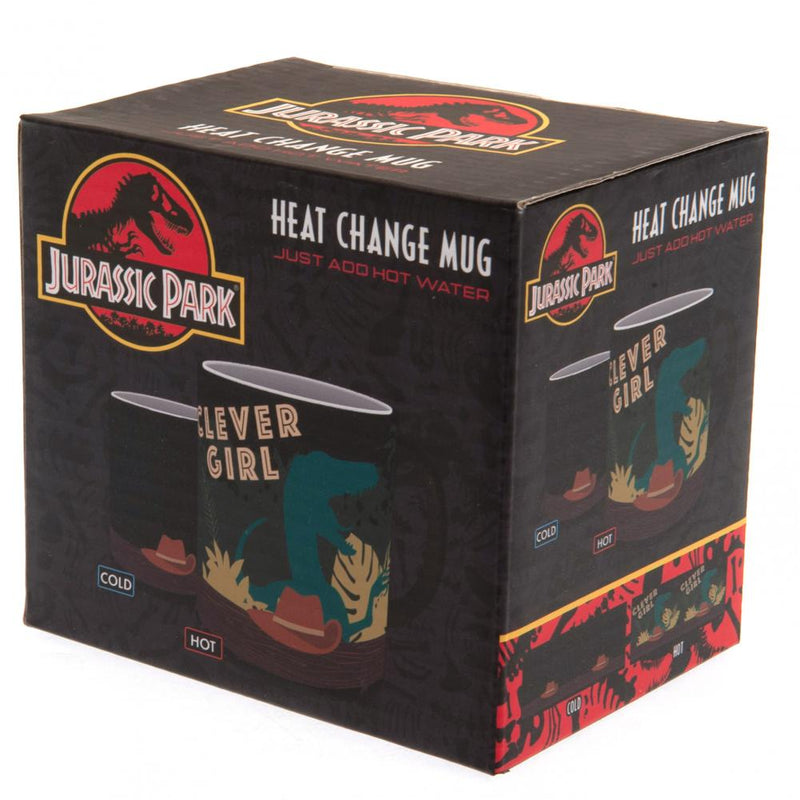 Jurassic Park Heat Changing Mug, in display