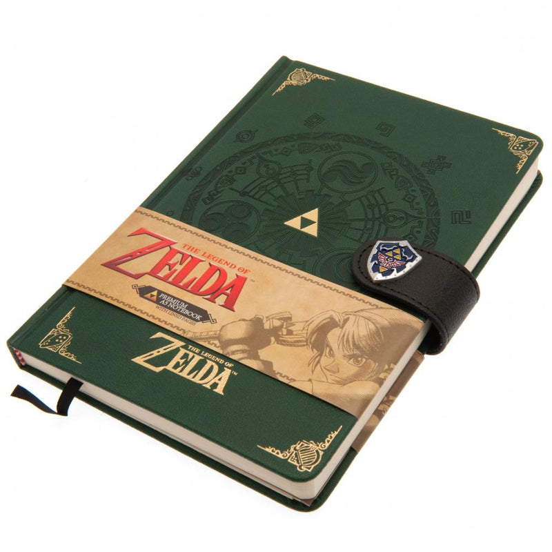 The Legend Of Zelda Premium Notebook, close-up detail