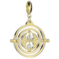 Harry Potter Gold Plated Time Turner Crystal Charm, alternate view