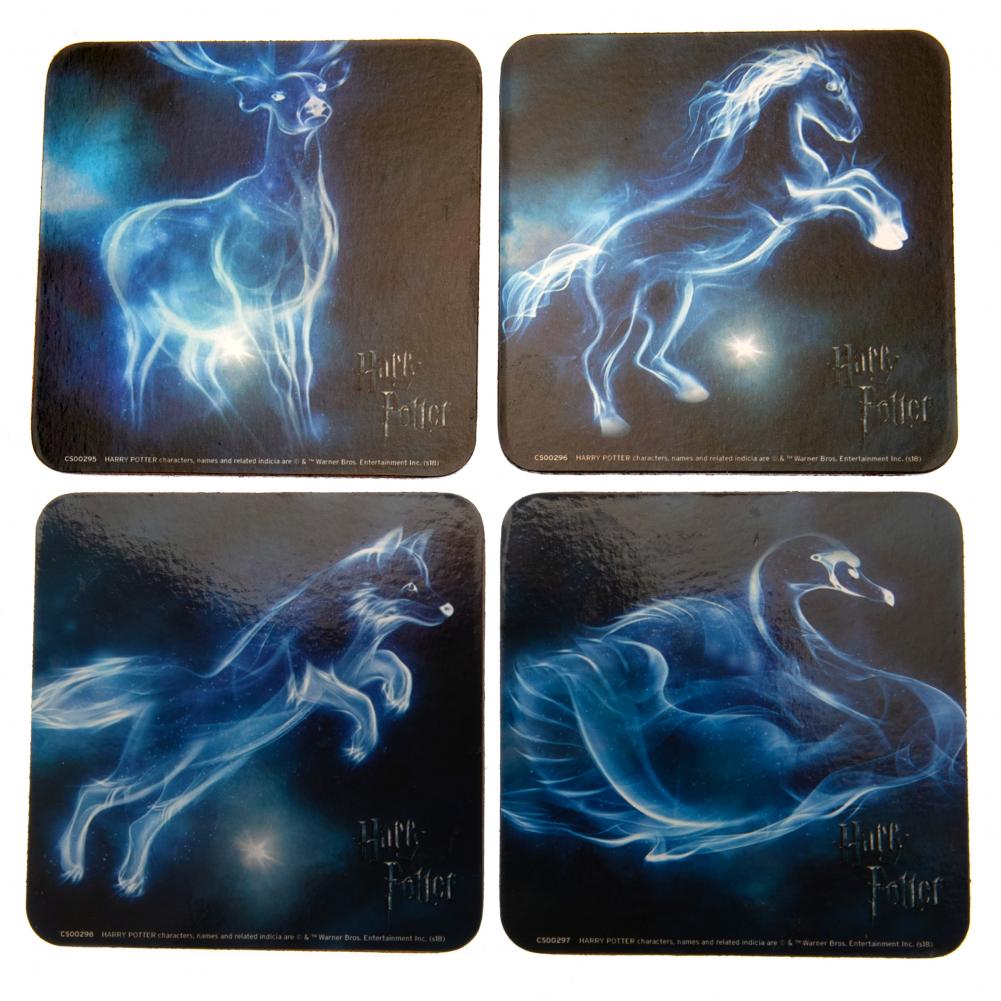 Harry Potter Coaster Set Patronus