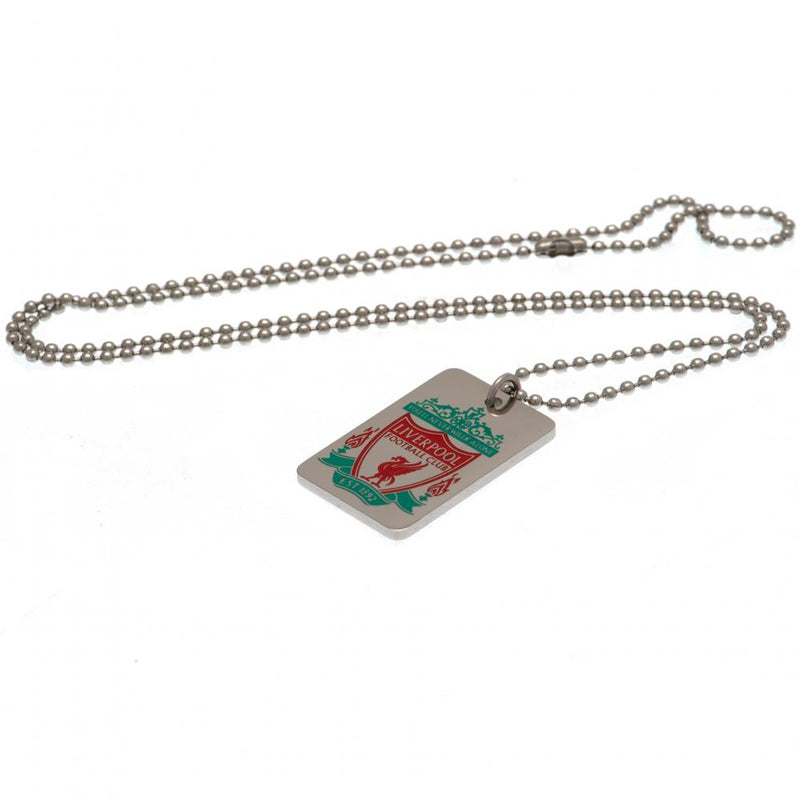 Liverpool FC Enamel Crest Dog Tag & Chain, alternate view