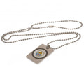 Manchester City FC Enamel Crest Dog Tag & Chain, alternate view