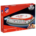 Atletico Madrid FC 3D Stadium Puzzle, close-up detail